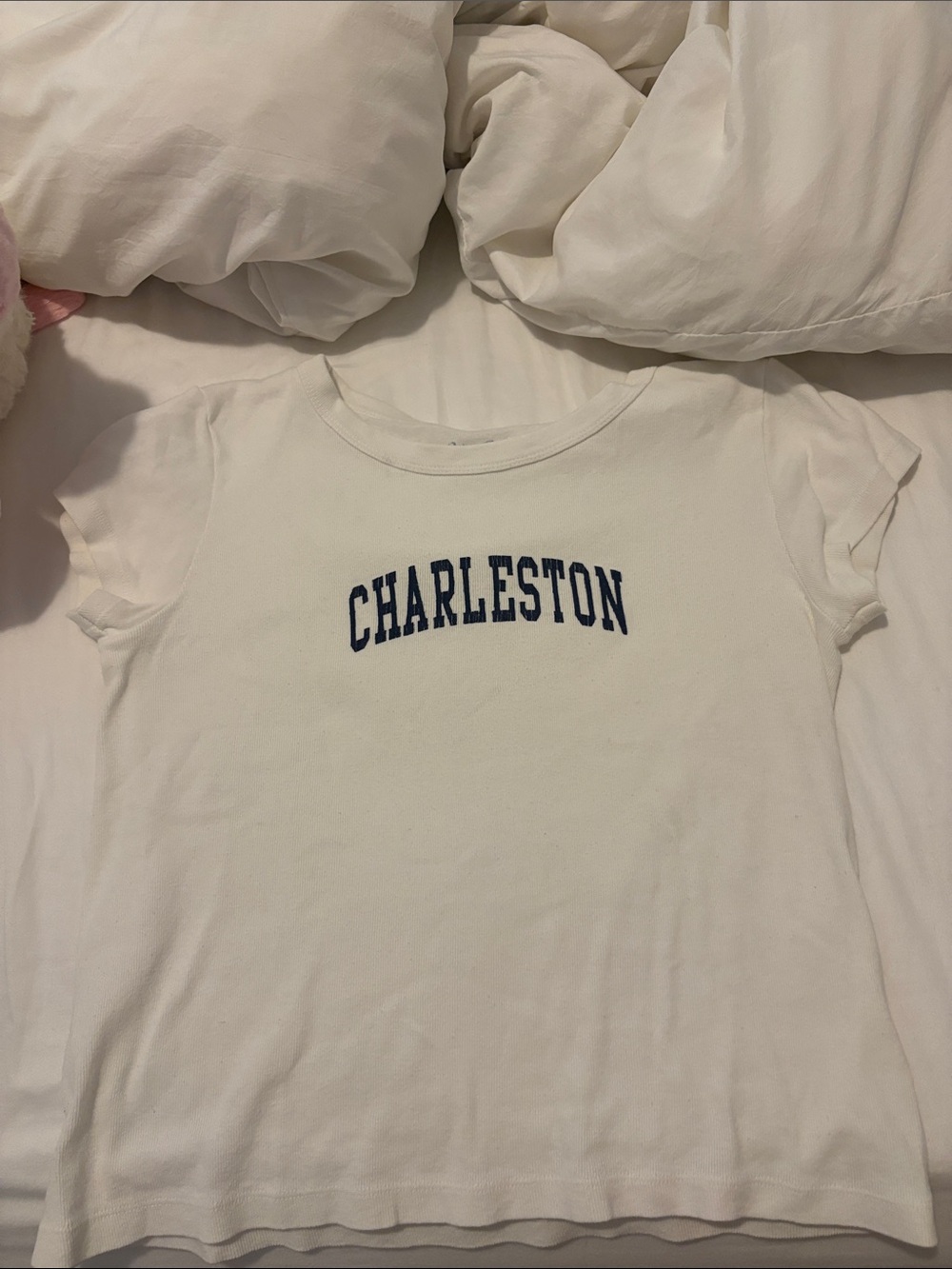Charleston brandy white tee